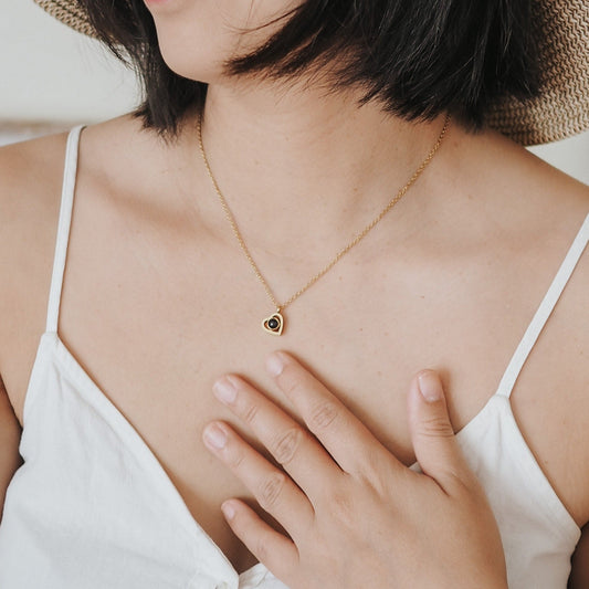 Personalized photo necklace with your own image