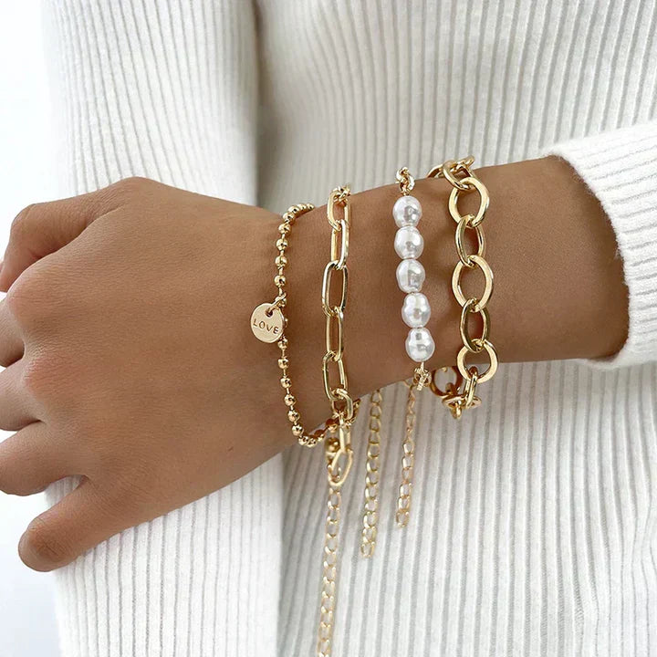 Golden Pearl Bracelet Packs