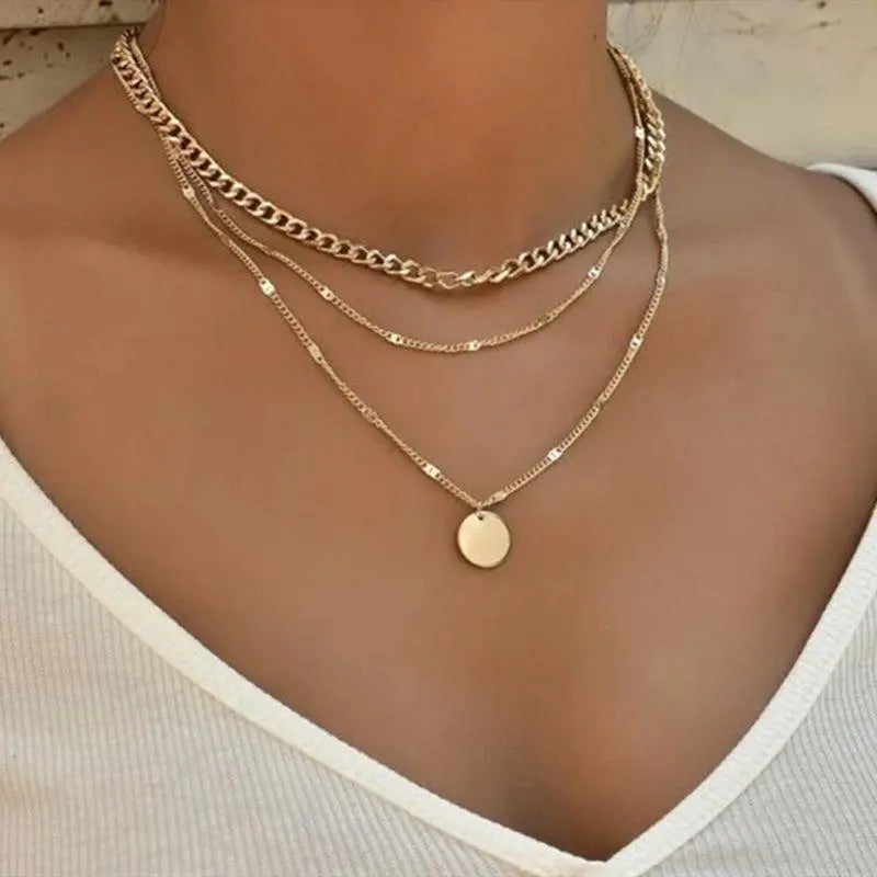 Golden and Silver Necklace