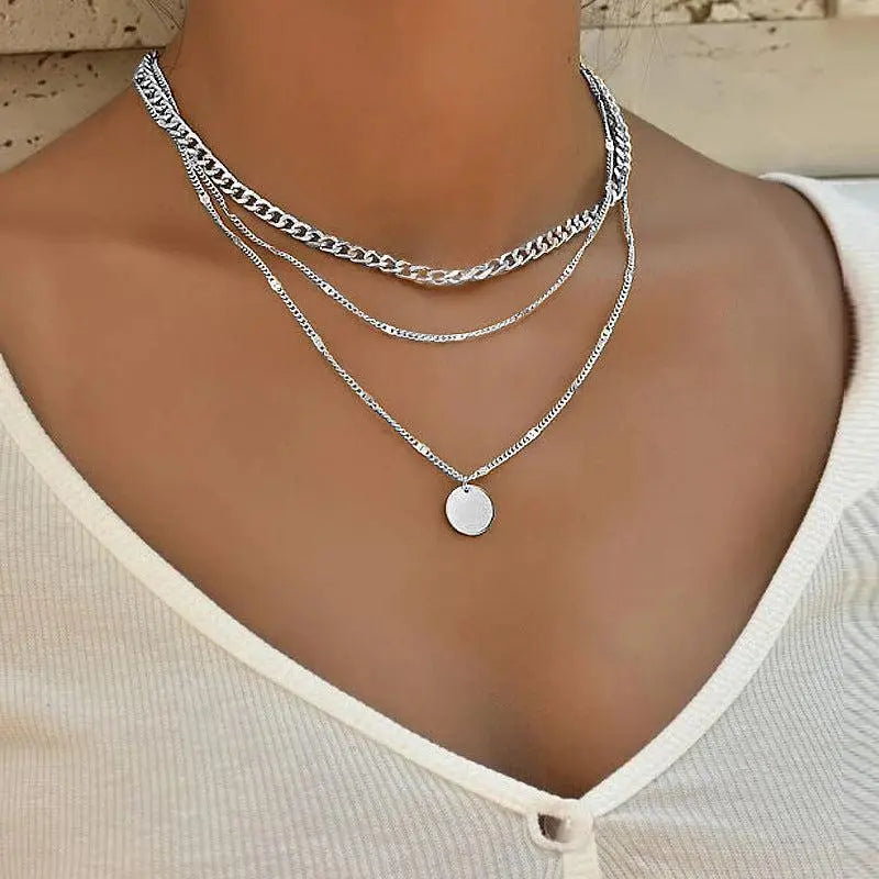 Golden and Silver Necklace