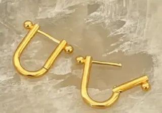 Minimalist Golden Earrings