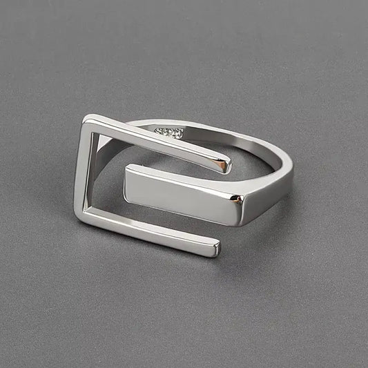 Irregular Silver Ring
