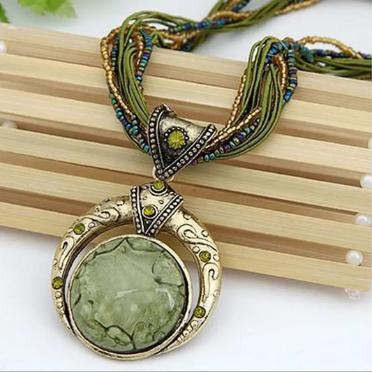 Green Golden Necklace